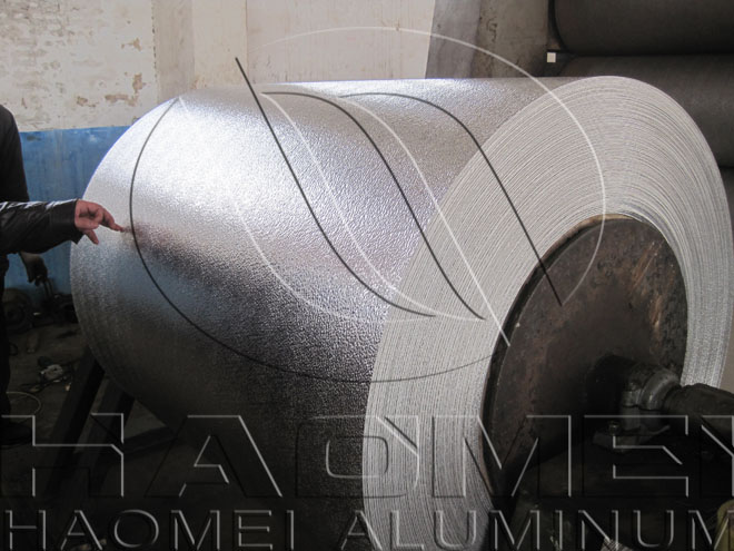 chapa de aluminio en relieve