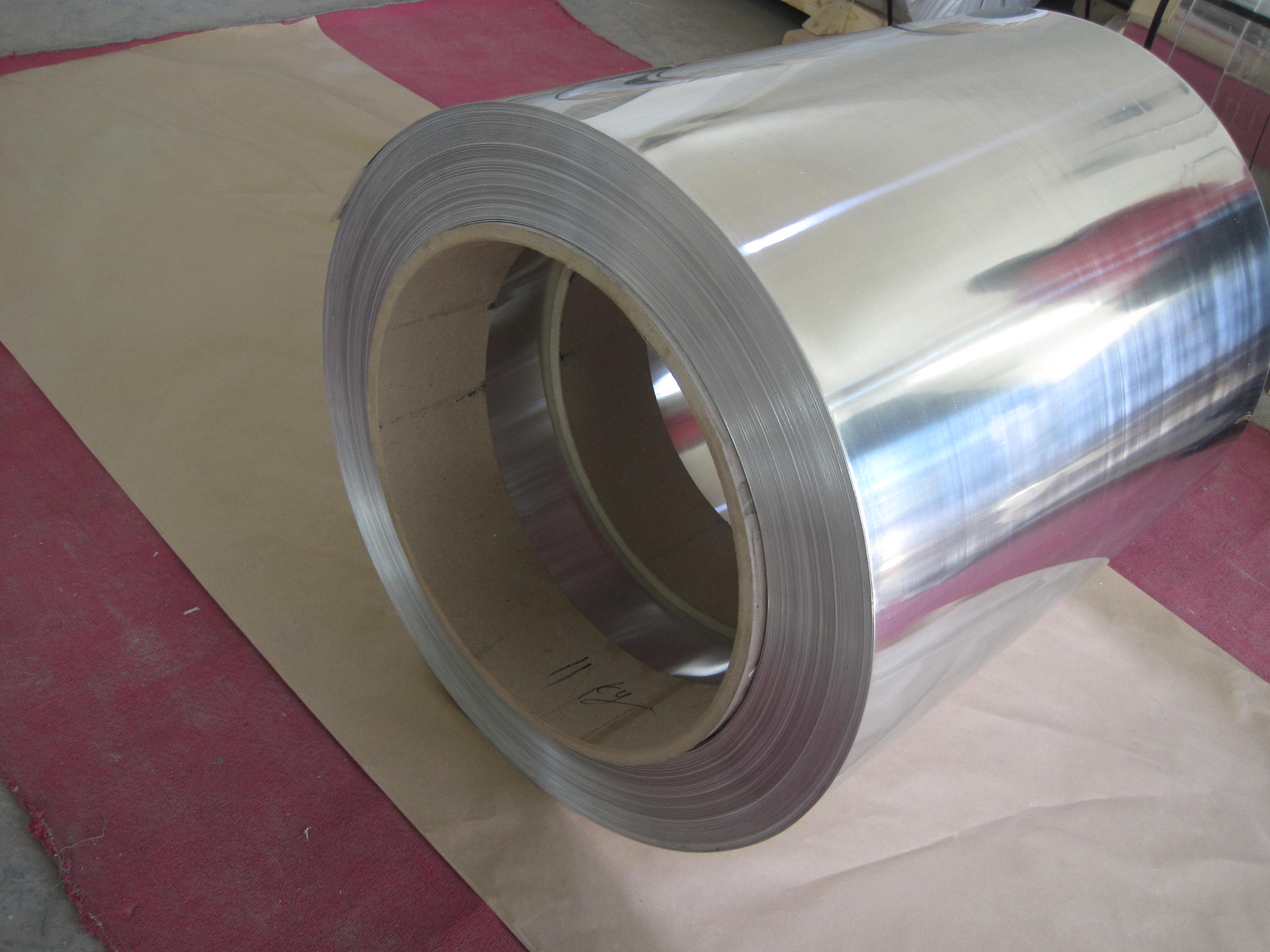 Tira de aluminio para transformador
